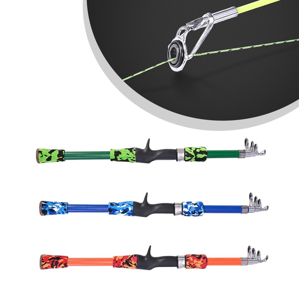 165cm Fishing Rod for Young Anglers Lightweight with Collapsible Feature