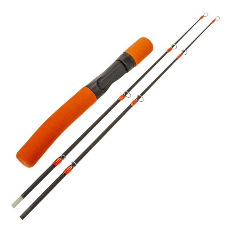 Double Adjustable Winter Ice Fishing Rod Lightweight EVA Handle for Cold Weather