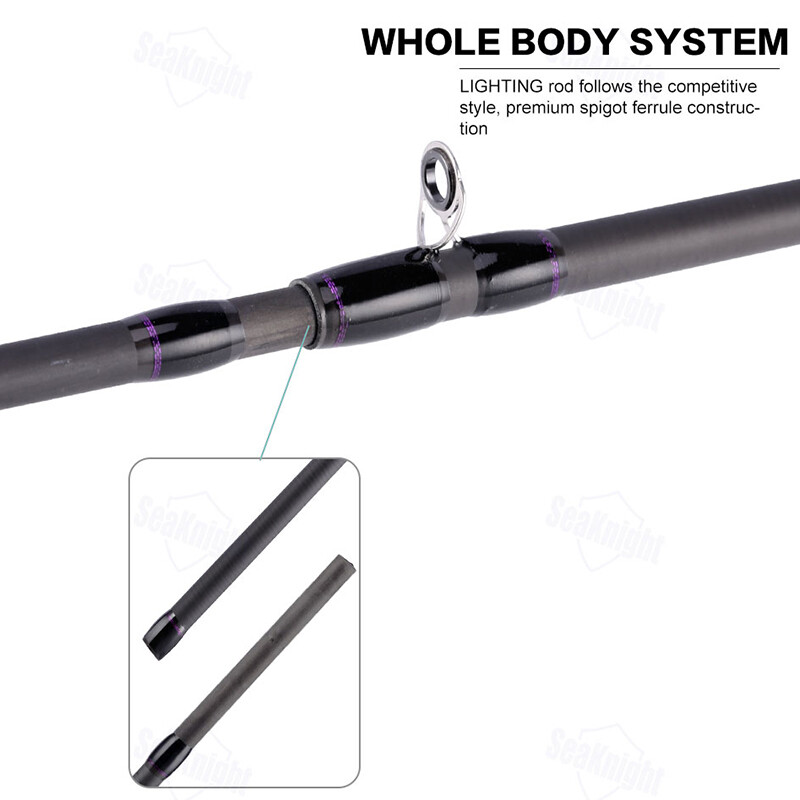 Berkley Lightning Baitcasting Fishing Rod 2 Rod Tips Saltwater Fishing Rod