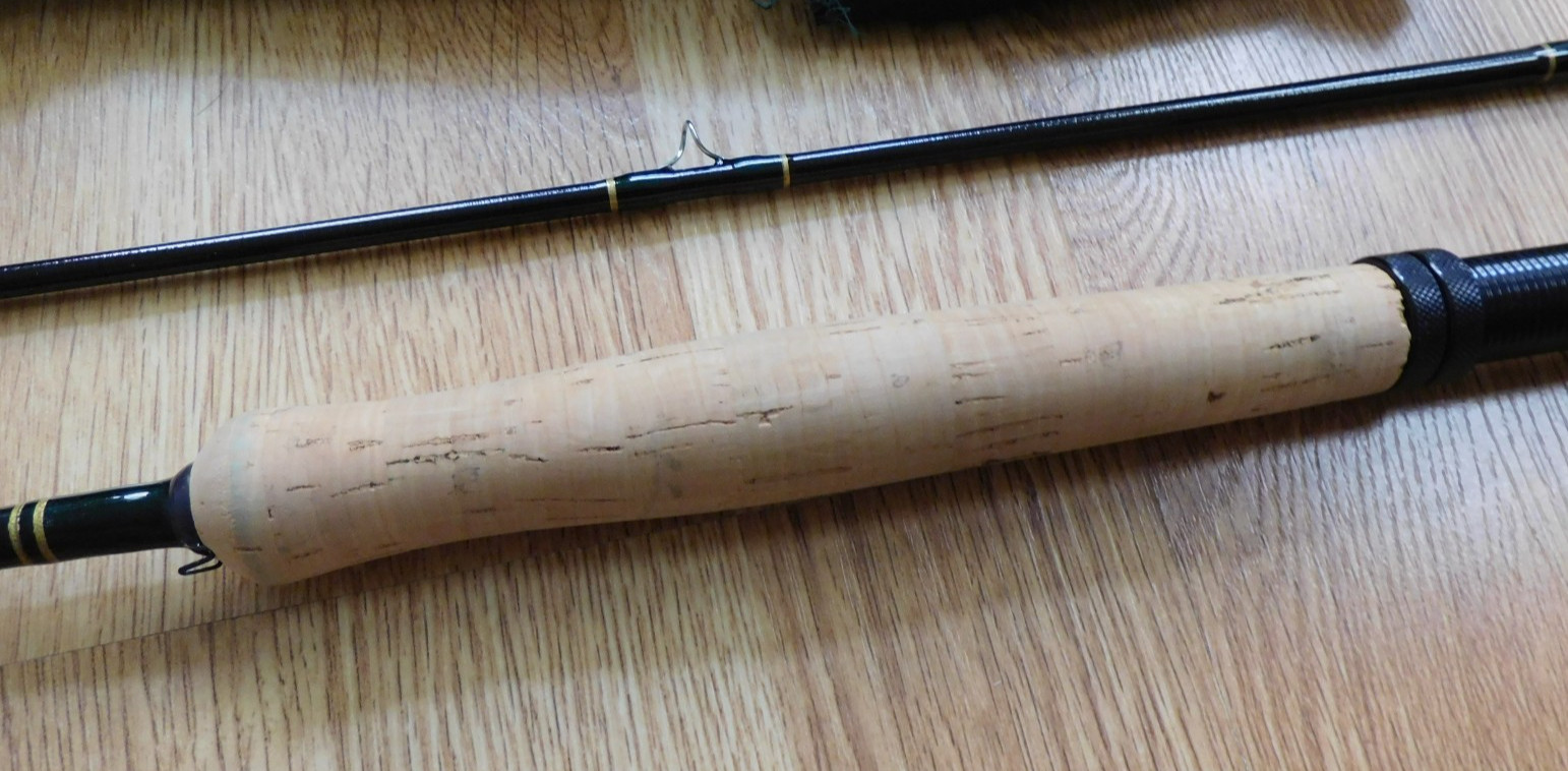 Fenwick Eagle Graphite 2 Piece 8′ 6″ Fly Rod 3 1/4oz 7wt W/ Sock & Tube E85 7F