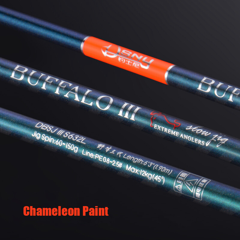 CAMEKOON 2-Pcs Pack from 6’3″ to 6’9″ Spinning & Casting Rod for Jigging Fishing