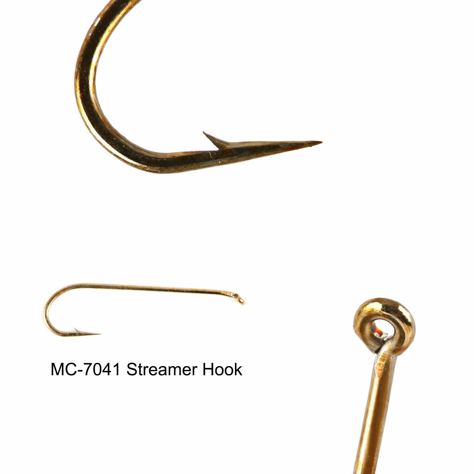 100pcs Fly Tying Hooks Dry&Wet&Nymph&Streamer&Shrimp Hooks 4# – 22#