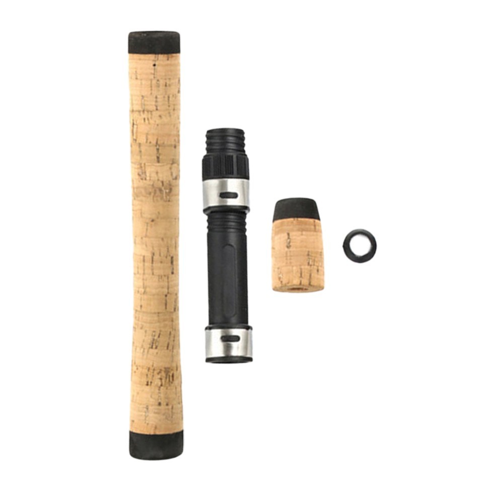Fishing Rod Handle Repair Kit with Cork Grip and Reel Seat for DIY Rod Building