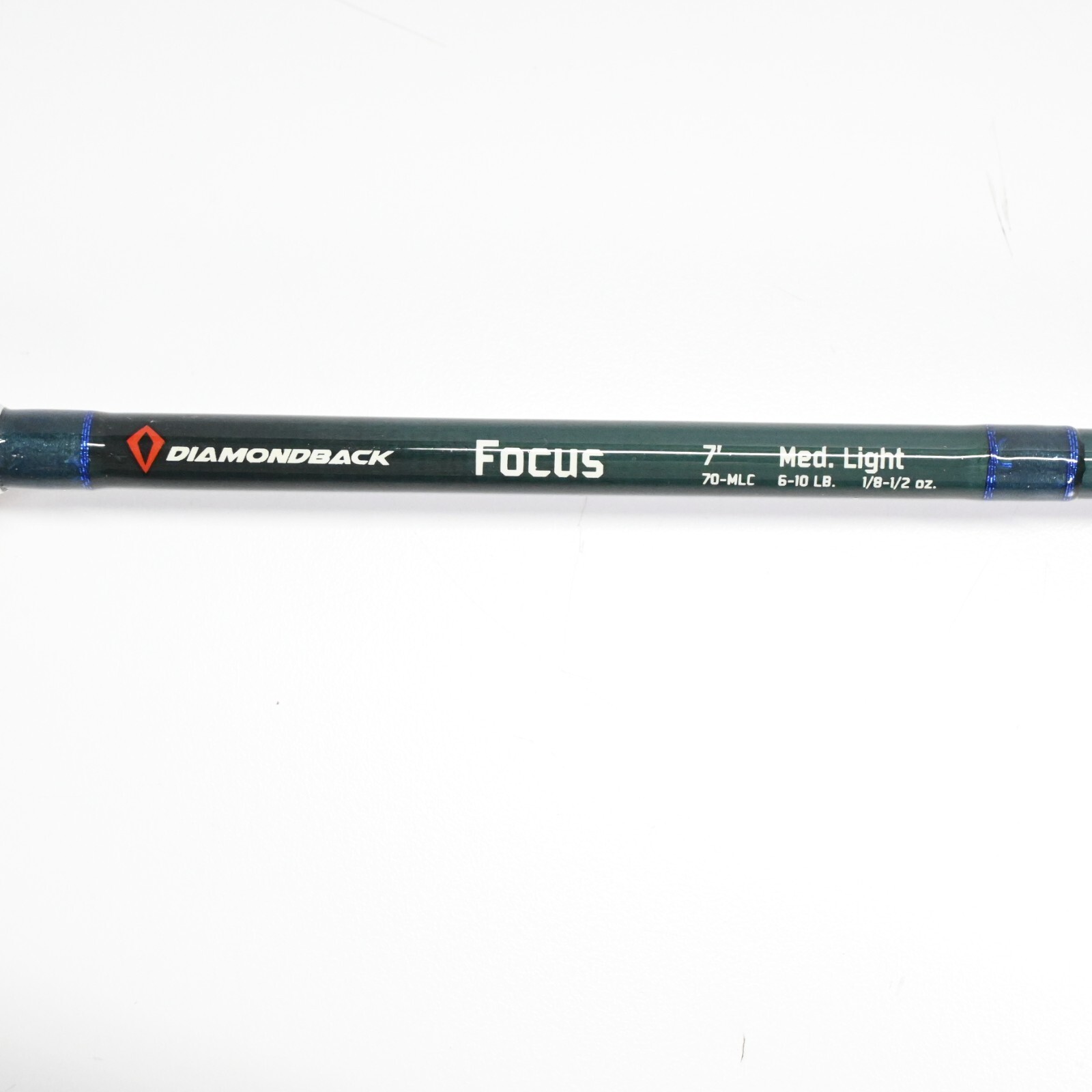 Diamondback Focus Casting Rod – 7′ Medium Light = 6-10 lbs, 1/8-1/2 oz