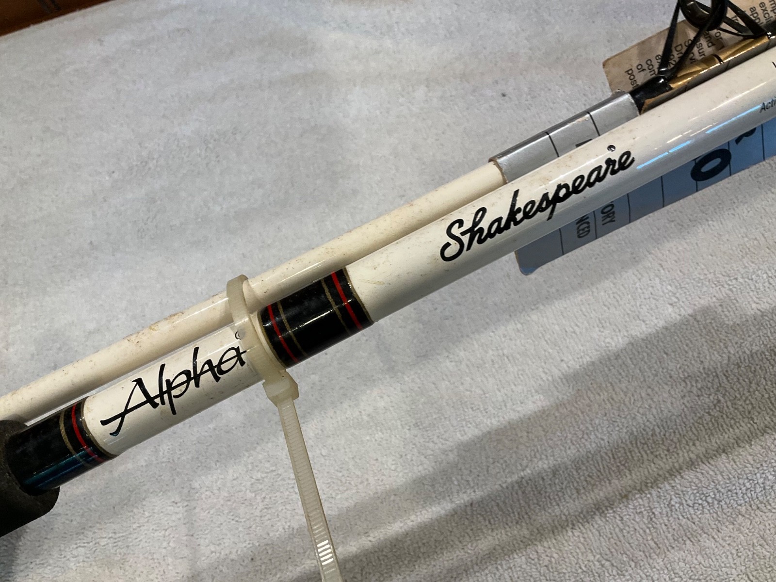 Vintage Shakespeare Alpha Big Water Spinning Combo – 9ft Rod (BWS 590-2M) NOS