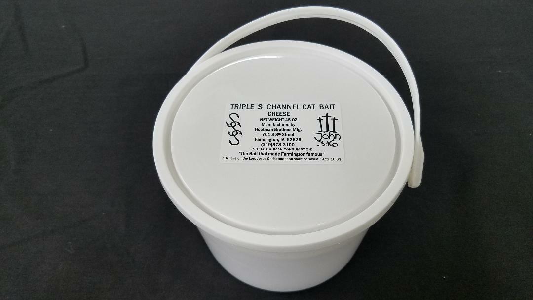 3cs TRIPLE S REGULAR CATFISH BAIT FORMALLY SONNY’S SUPER STICKY = 12 PAILS