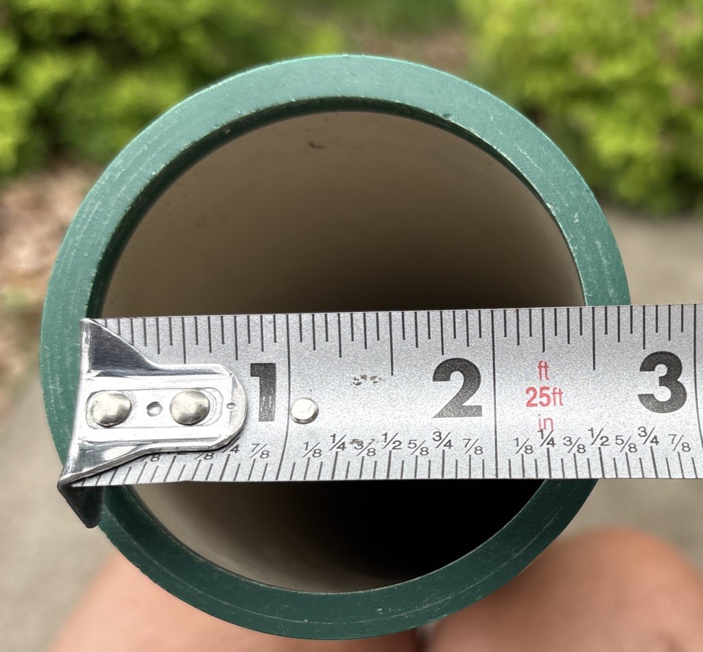 Cabelas Fishing Rod Hard Tube 2.5” x 44.5” (Tube Only)