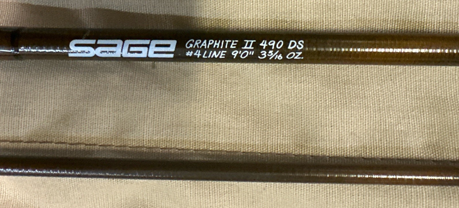 Sage Graphite II GFL890 RP #8 Line 9’ 3-3/4oz. Fly Fishing Rod W/ Tube