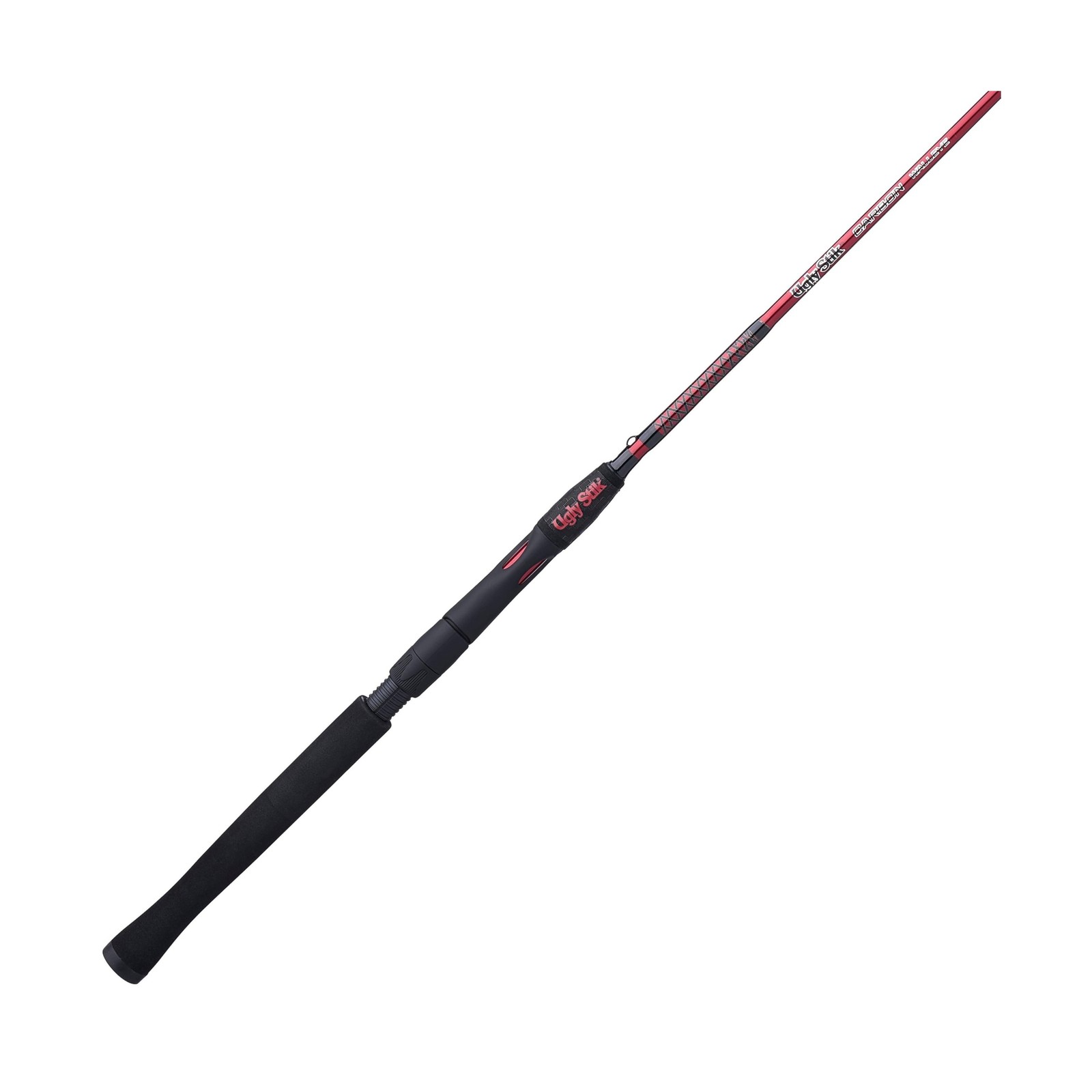 Ugly Stik Carbon Walleye Spinning Fishing Rod 7’2″ – Medium Heavy – 2pc