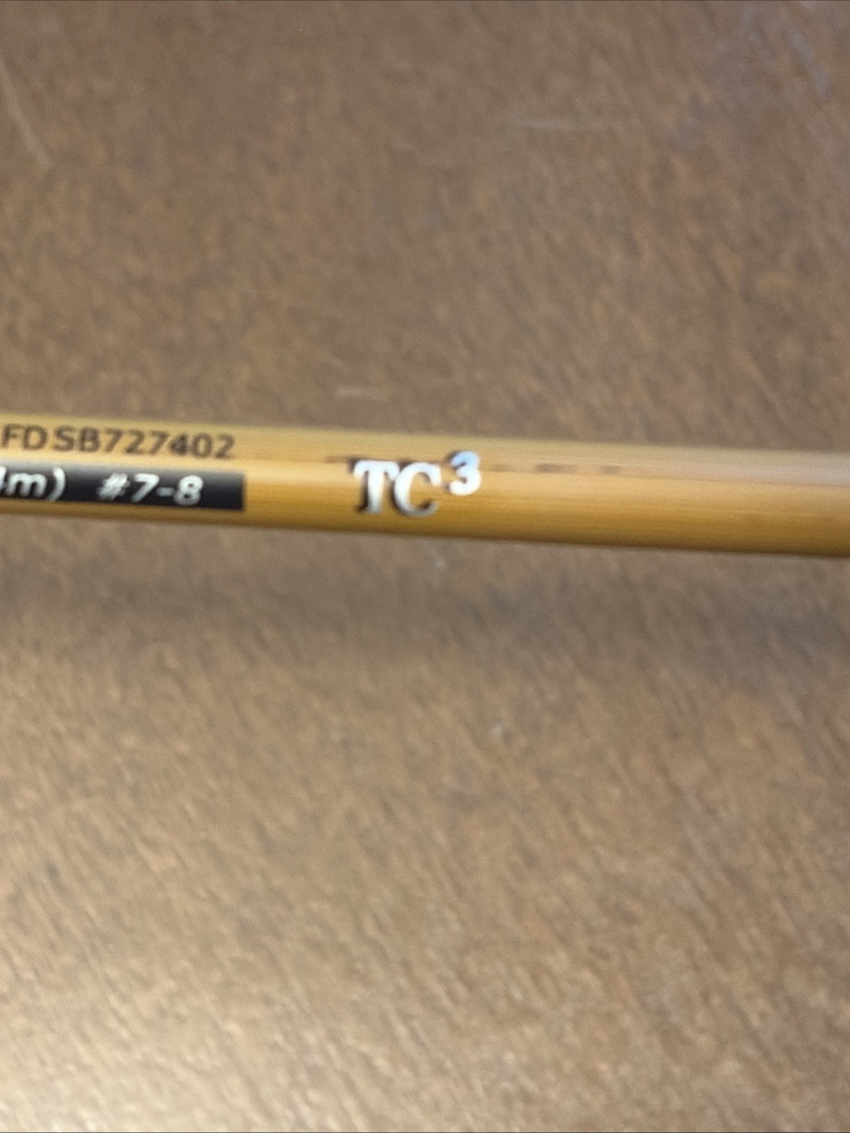 Tica TC3 Fly Rod Graphite 9Ft #7 #8 Vintage With tube and sock