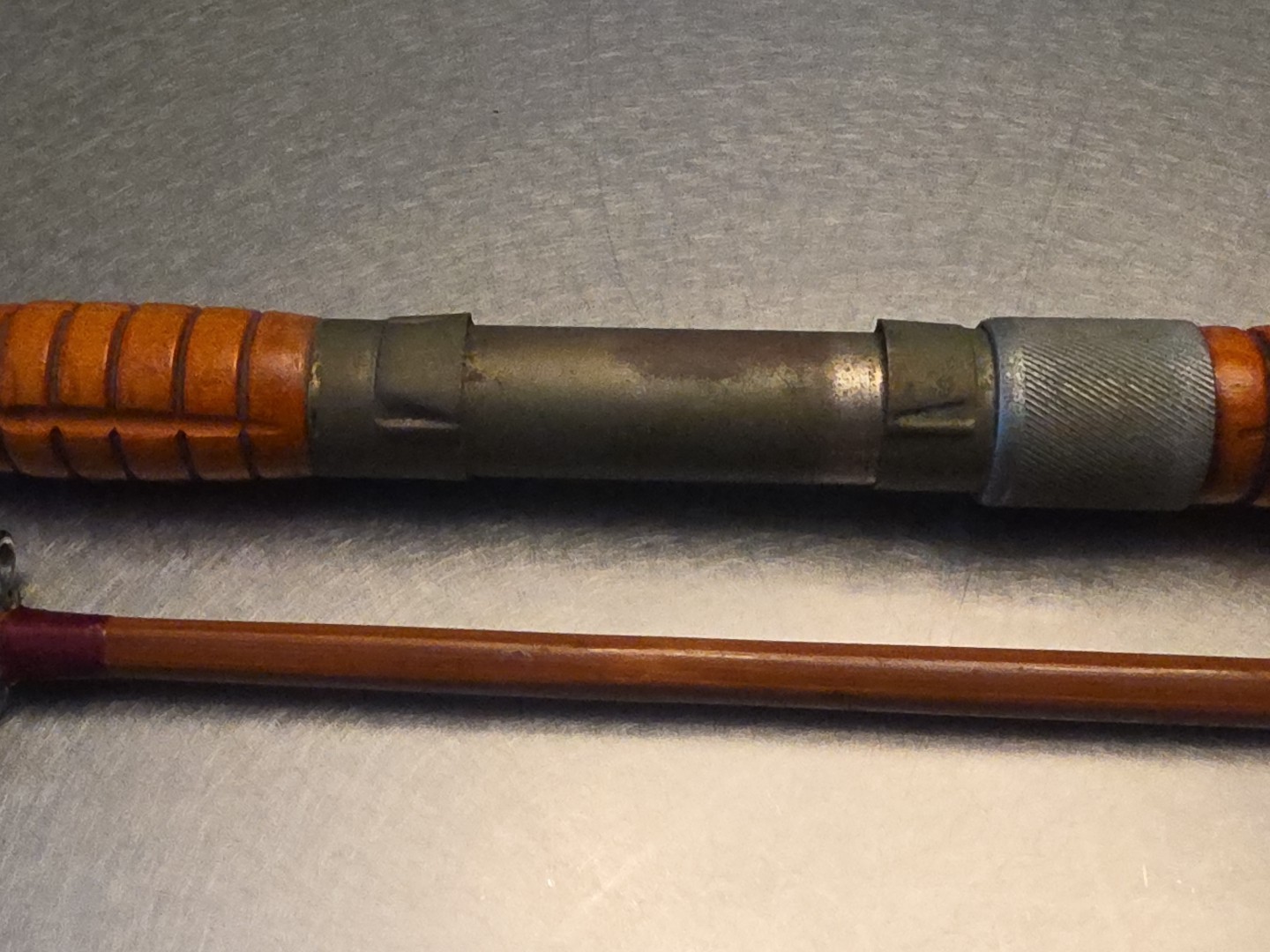 Antique / Vintage Montague Dreadnought Genuine Tonkin 6 ft Boat Rod- Two Piece-