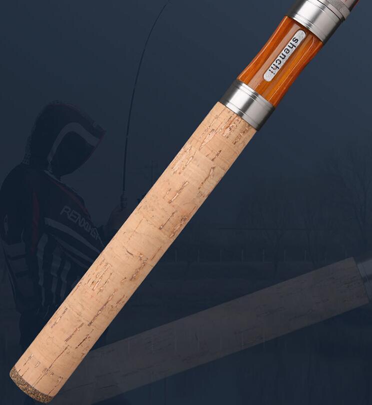 Trout Fishing Rod 1.68m 1.8m Portable Ultra Light Solid Tip Carbon Spinning Pole