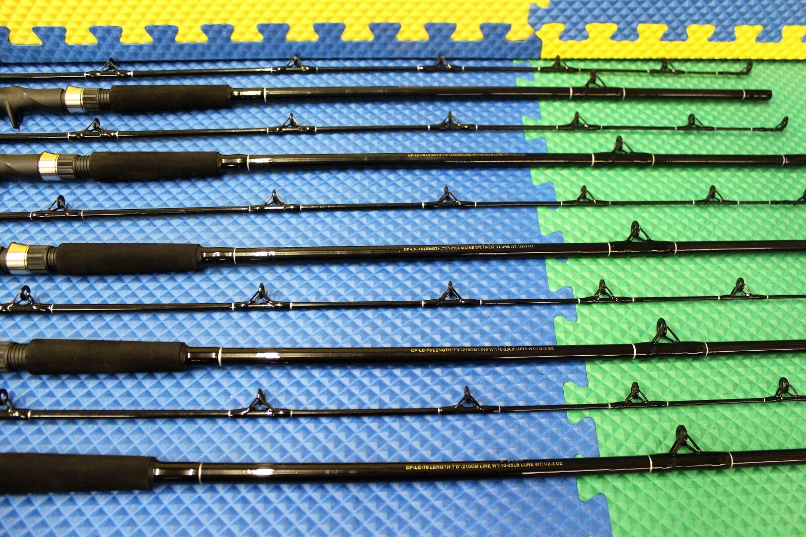 Okuma Black Classic Pro 7′ 0″ Lead Core Trolling Rod CP-LC-70 5-Pack!
