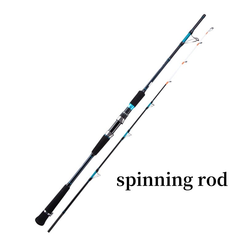 Boat Fishing Rods 1.65m/1.8m Carbon Fiber Spinning Casting Rod 2 Section Shore
