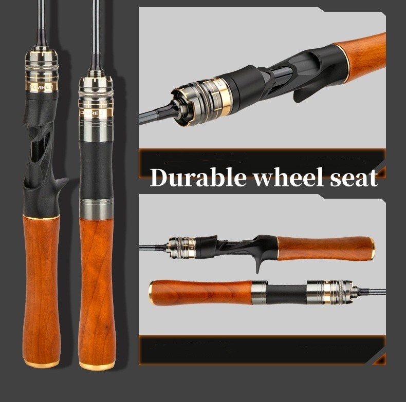 Portable Fishing Rods 5.6ft 6ft Spinning Casting Rod Carbon Fiber Rod Bass Pole
