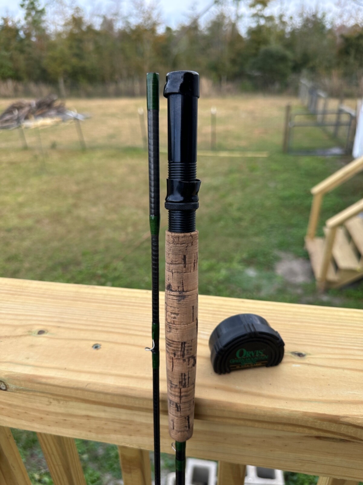 RARE PRE-OWNED Orvis Green Mountain Series Fly Rod 8’6″ 3-1/4 oz for 8 wt (Case)