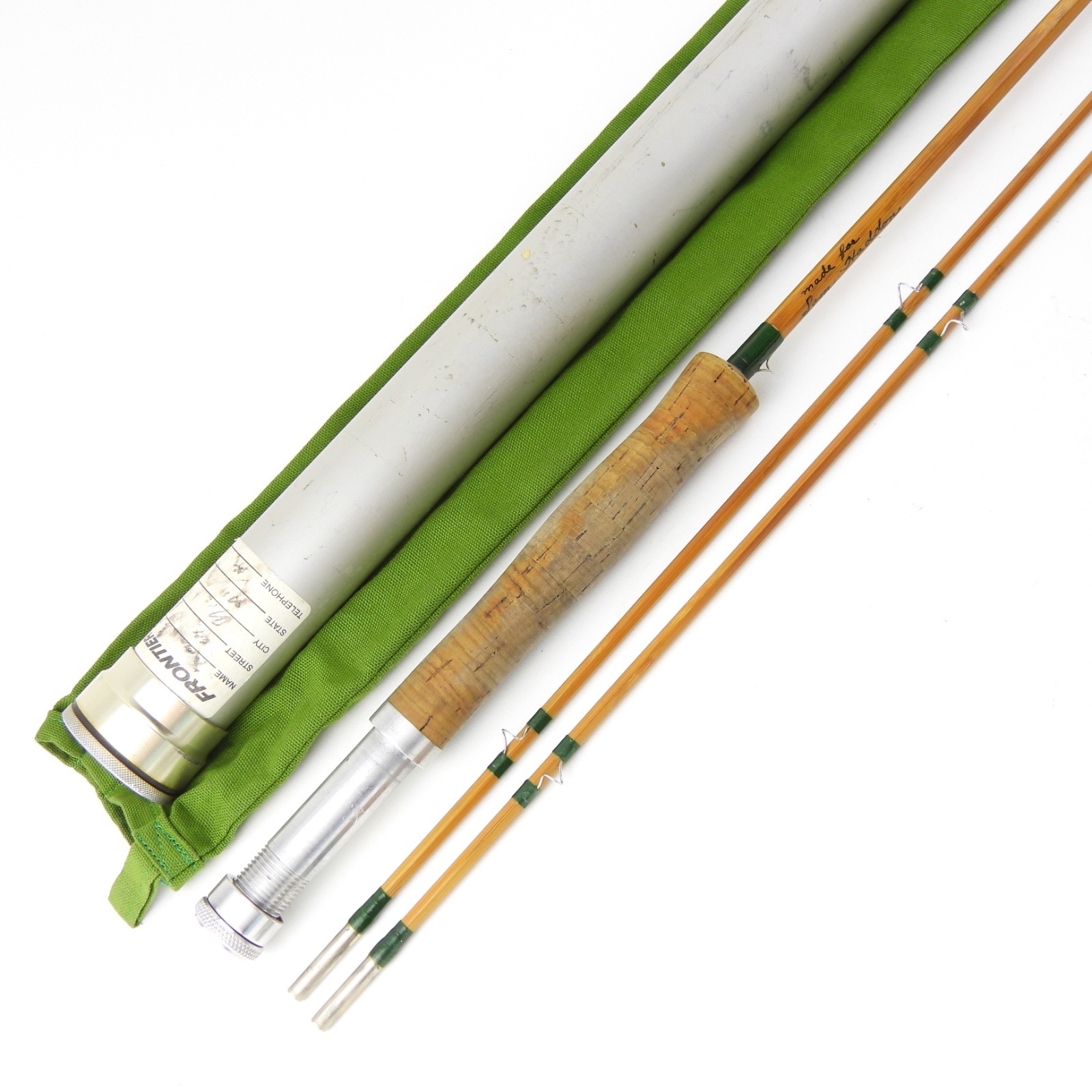 Walton Powell Bamboo Fly Fishing Rod. 8’ 5”. W/ Tube & Sock.