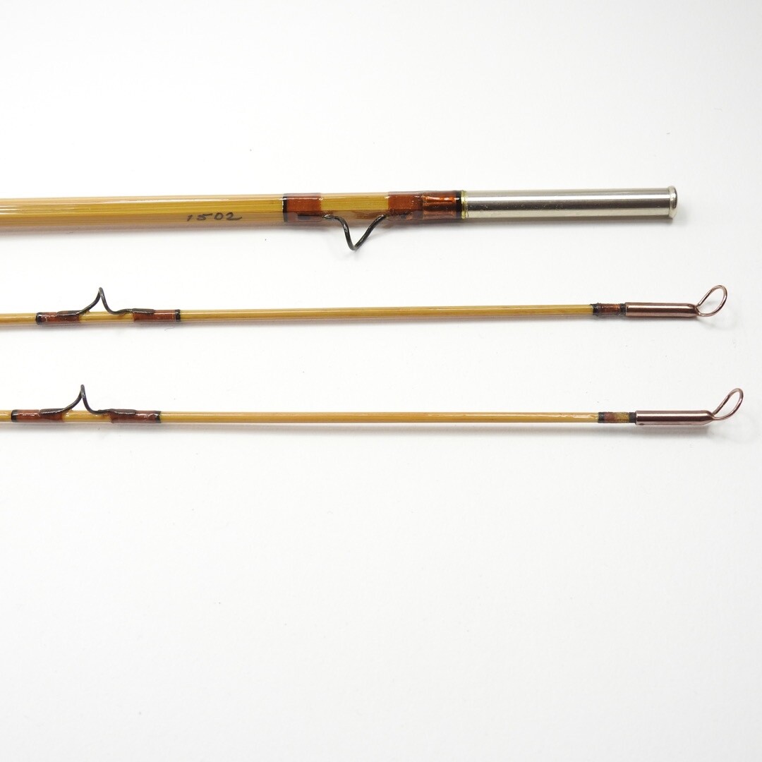 Dennis Stone Bamboo Fly Fishing Rod. 7’ 4wt. W/ Tube and Sock.