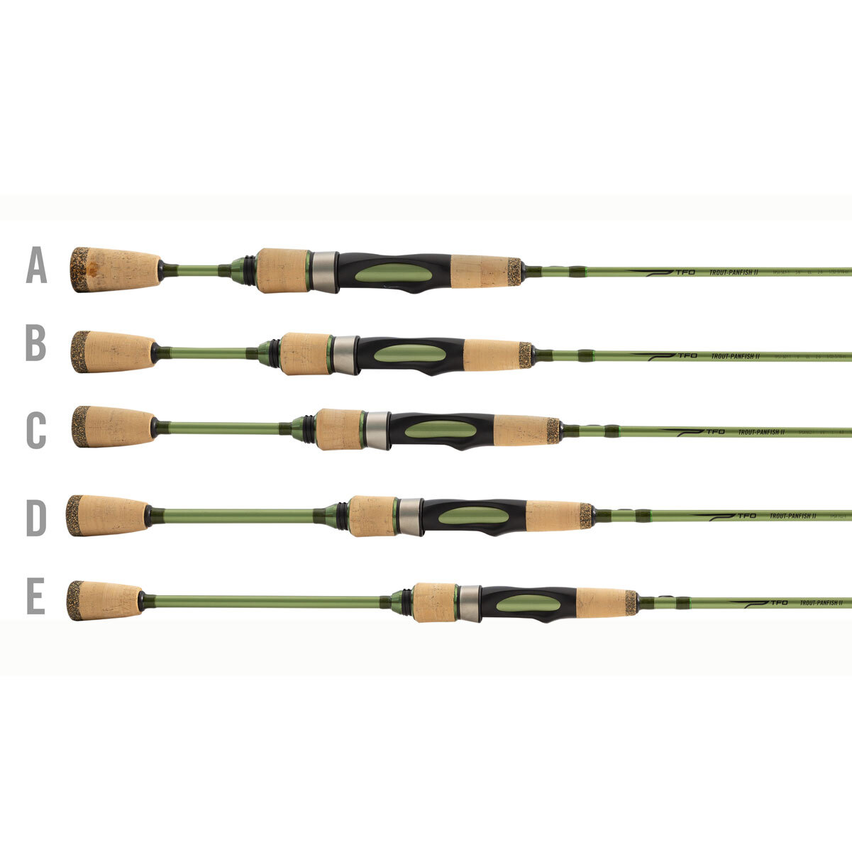 TFO Trout Panfish II 6ft UL 2pc Spinning Rod (TPS2 601-2)