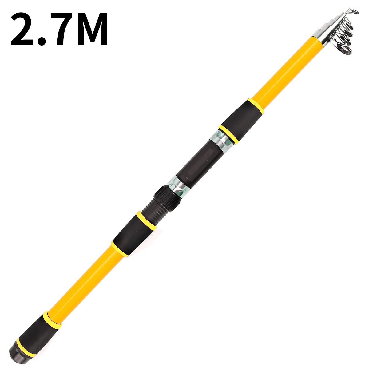 1.8M-3M Lightweight Telescoping Fishing Pole Complete Set with Accessories