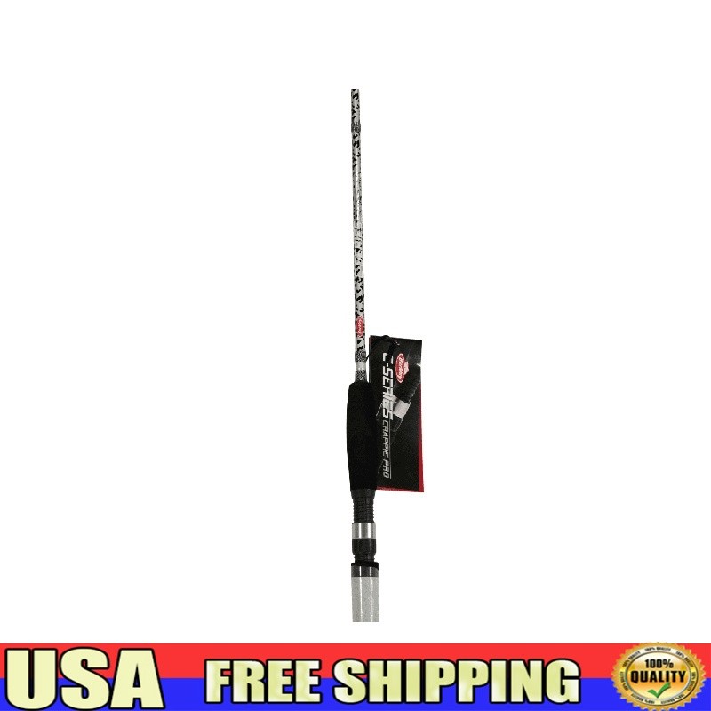 10ft Crappie Fishing Rod Carbon Fiber Spin Rod Light Power Durable Guides New