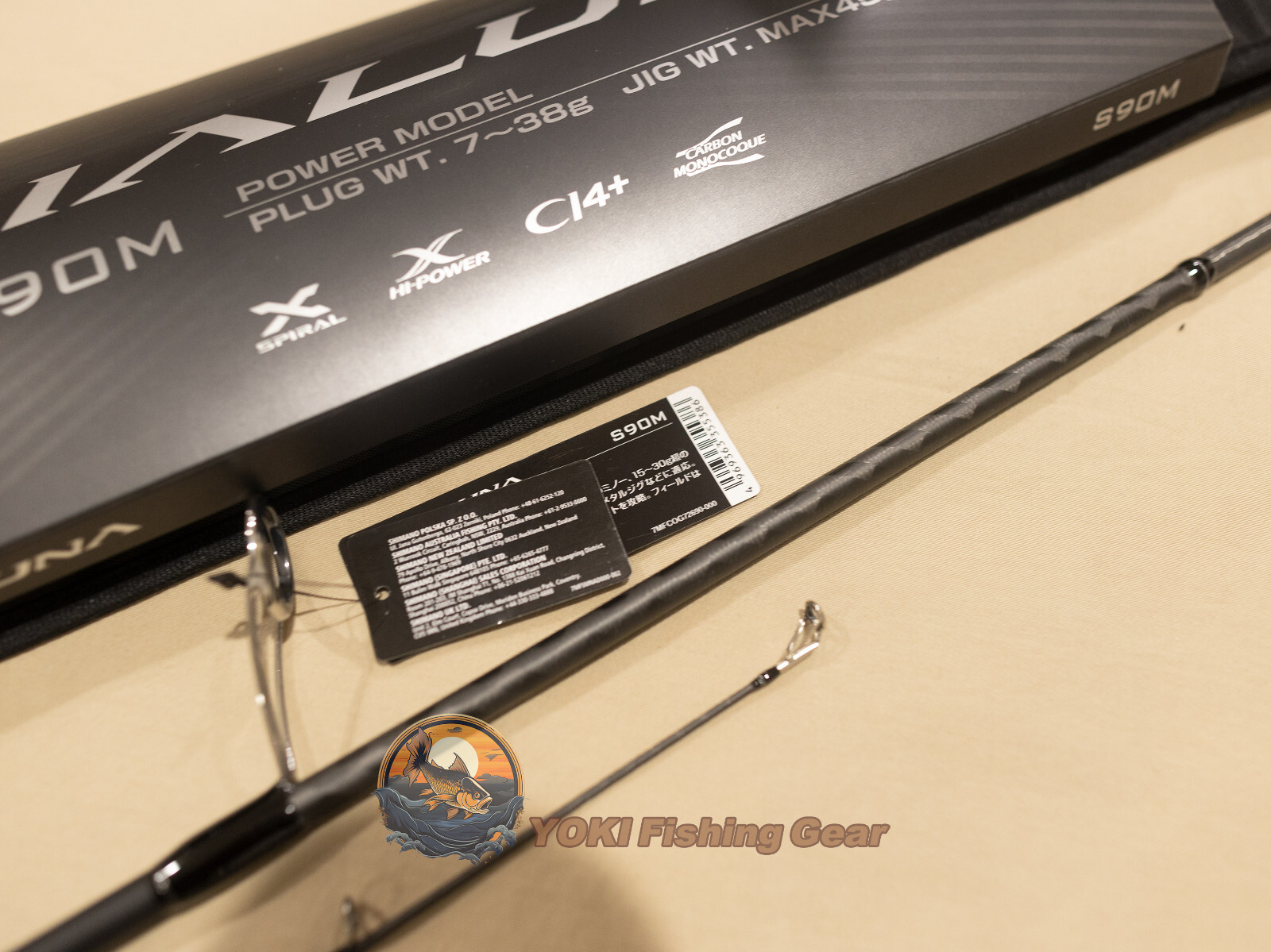 Watch ProductVideo-Shimano 23 DIALUNA S90M Spinning Rod FREE SHIPPING A3