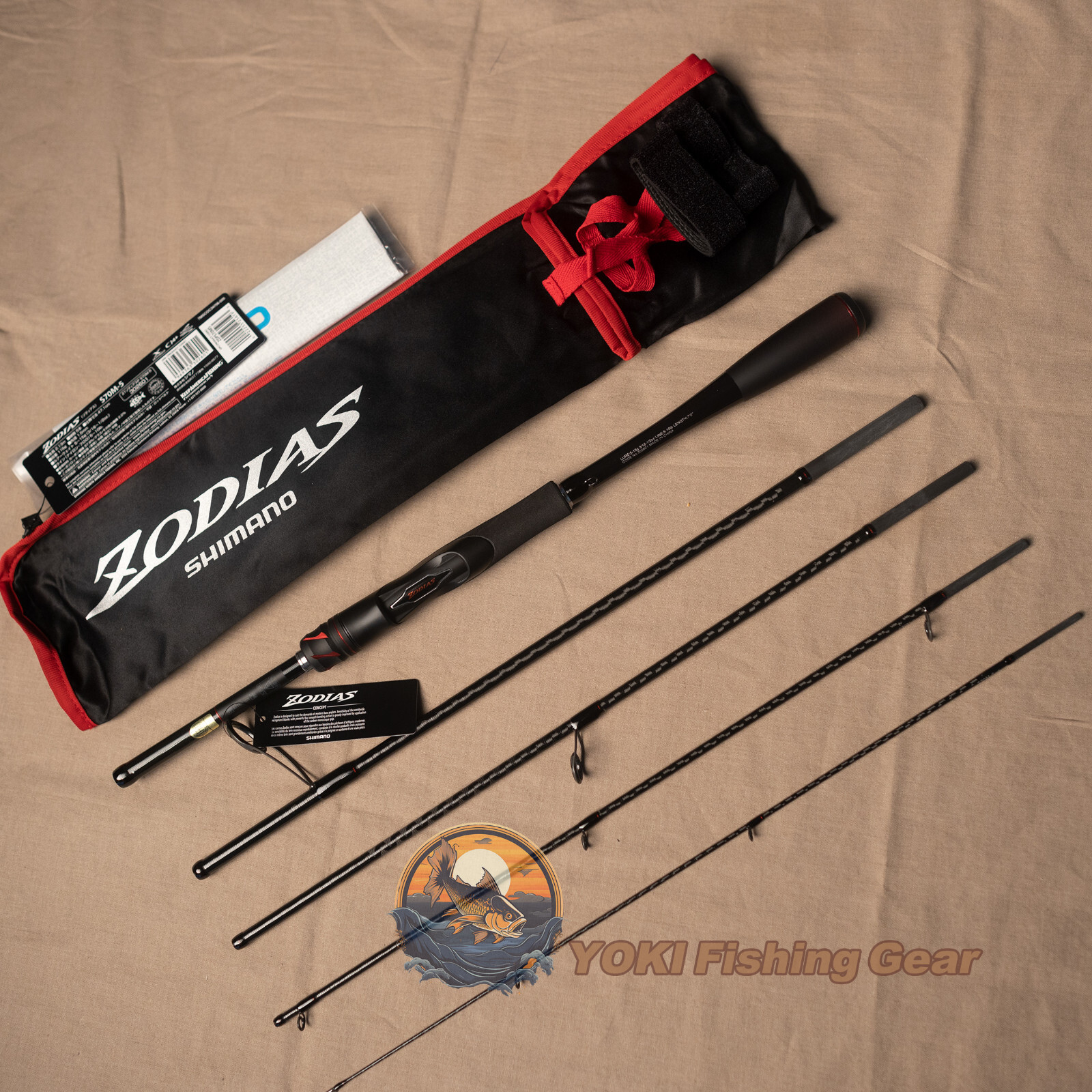 Watch Our Product Video-Shimano 21 ZODIAS Pack S70M-5 Spinning Rod for Bass
