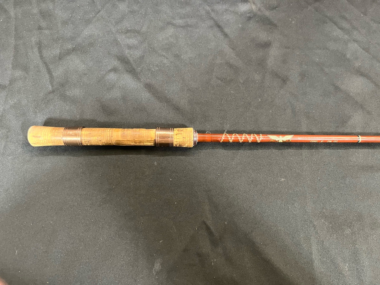 Vintage Fenwick Feralite FS60 Fly 6’ Rod made in USA – 2 5/8 OZ 1/8-1/4 OZ Lures