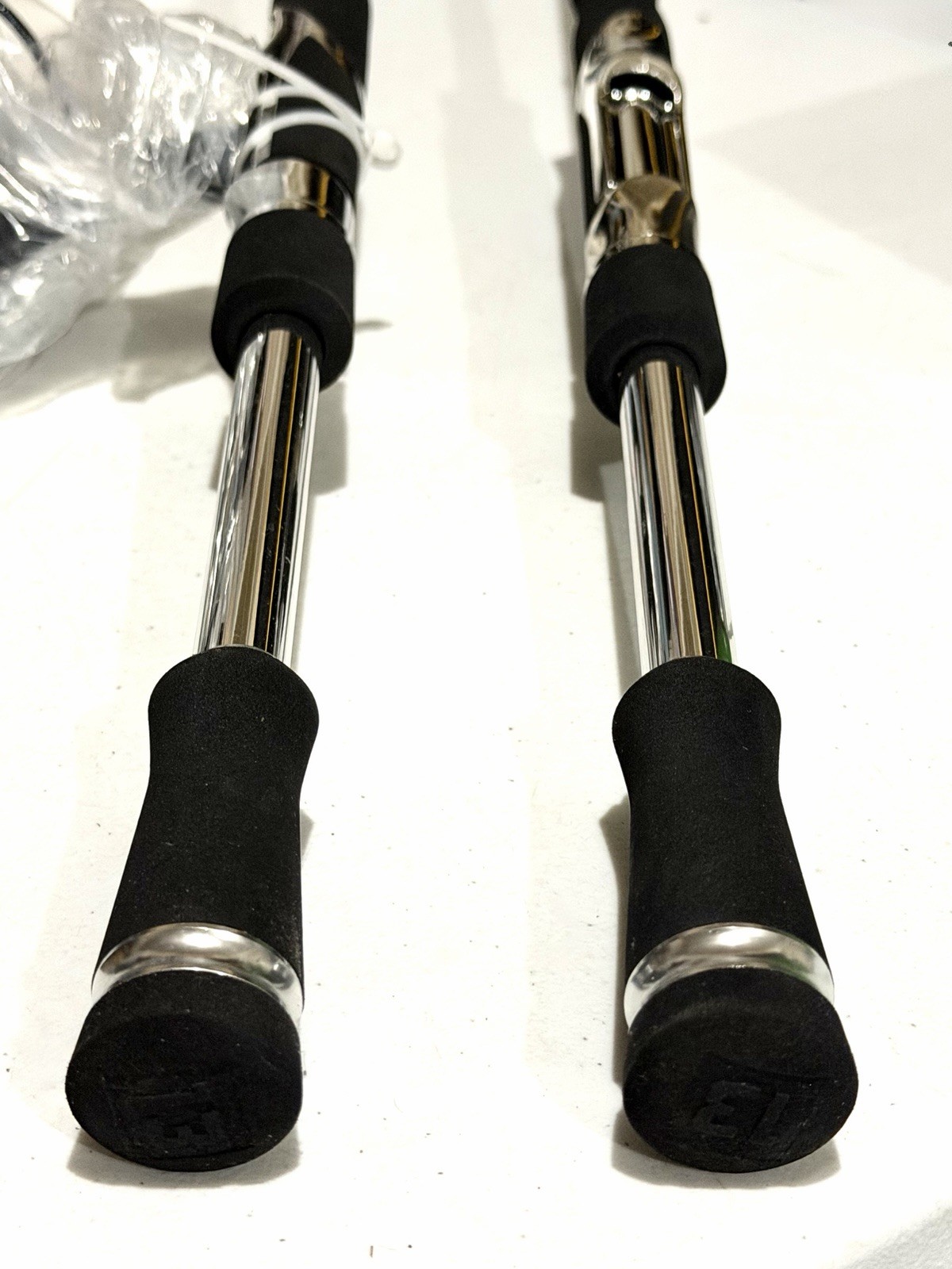 LOT of 2 – 13 Fishing FATE CREED Chrome Spinning Rods – Saltwater Freshwater