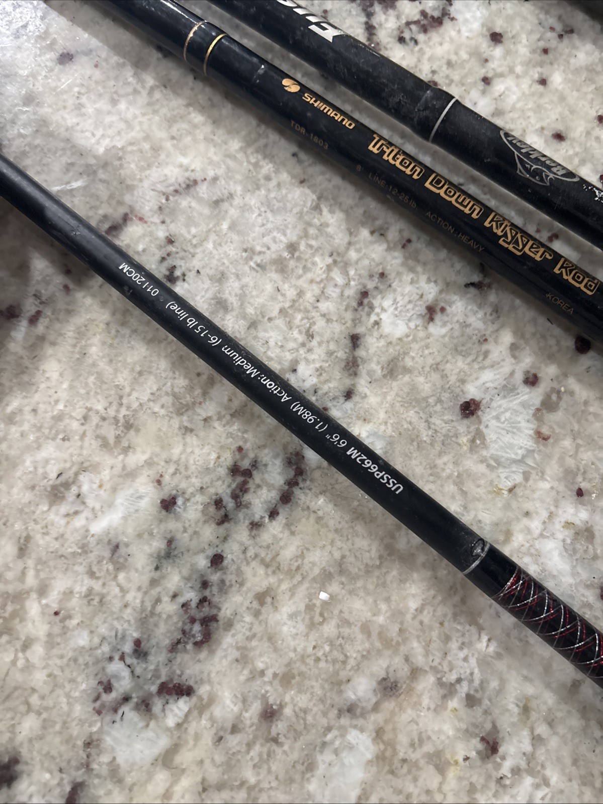 fishing rods Triton Down Rigger Rod Fusion Igły Stik Gx2 Tournée Ts Special