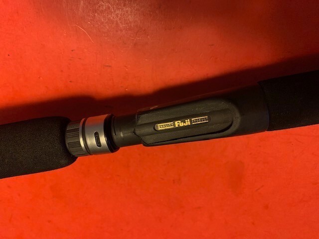 CUSTOM BUILT GREEN GRAPHITE COMPOSITE 7 FOOT 1 INCH 10 TO 25# CONVENTIONAL ROD