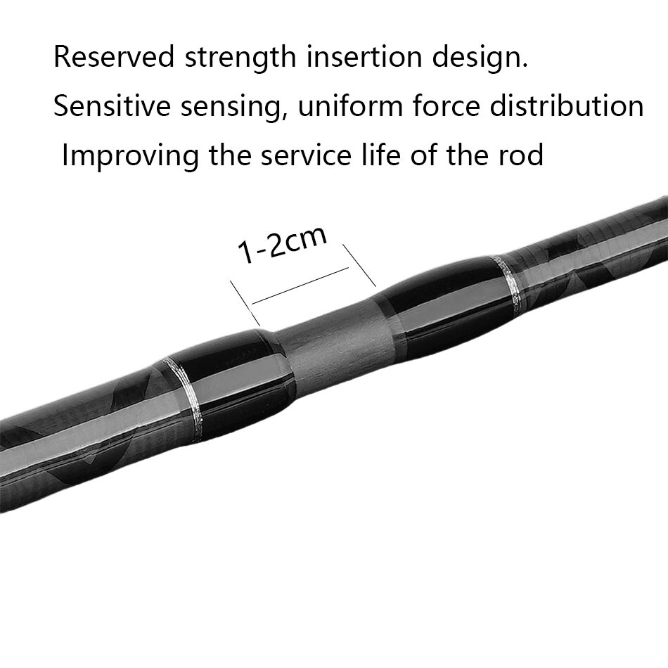 FIGHTING Surf Spinning Rod 9ft 10ft 20lb Saltwater Travel Pole Carbon 3 Section