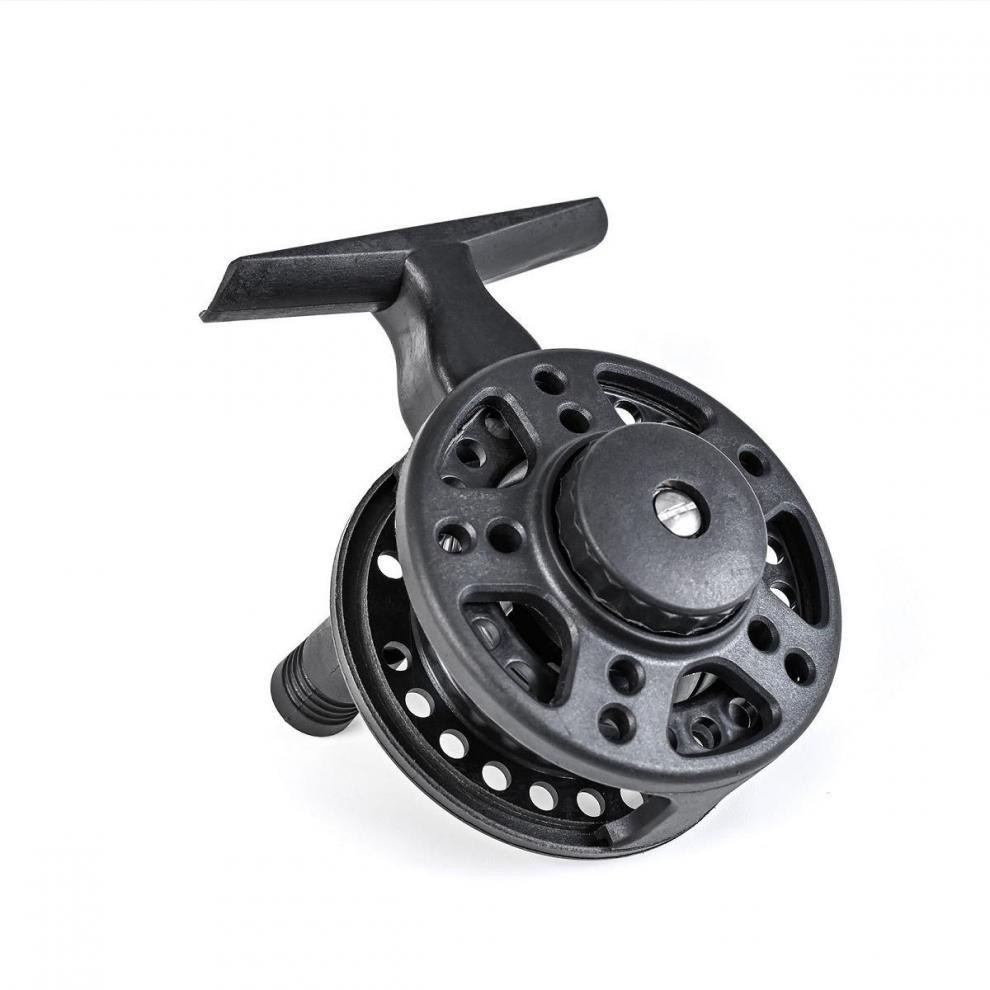1 set Simple and quick retractable ice fishing raft rod and fishing reel