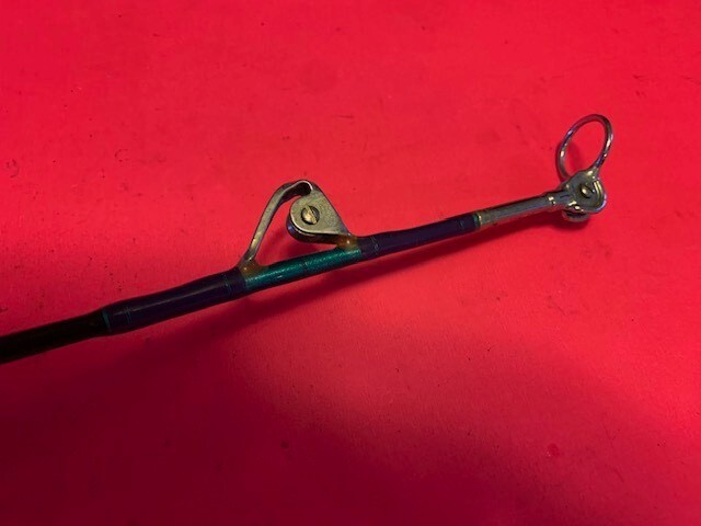 CUSTOM CALSTAR BOOMER JR. 5 FOOT 8 INCH 50 TO 100# RATED RAIL ROD FISHING ROD