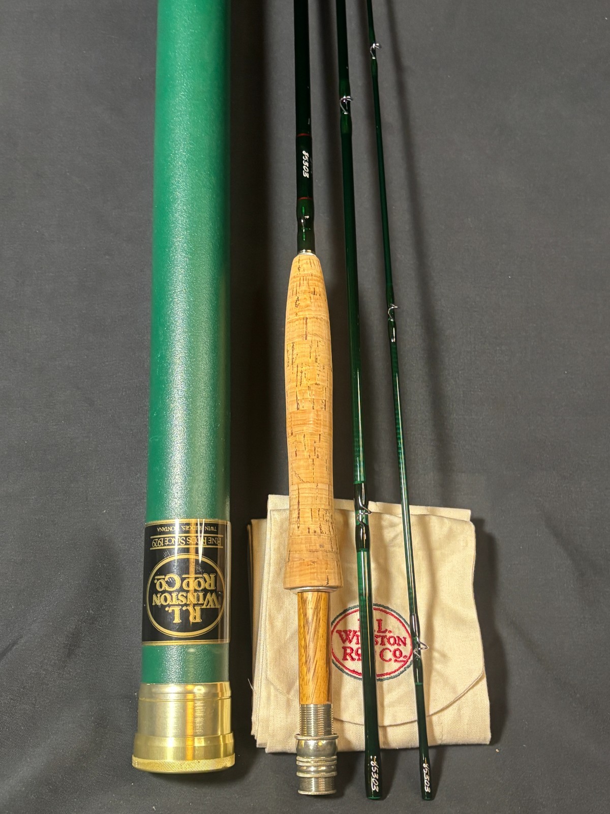 R.L.Winston WT 9ft 5wt 3pc fly rod Vintage Excellent Cond /Serial No.85303