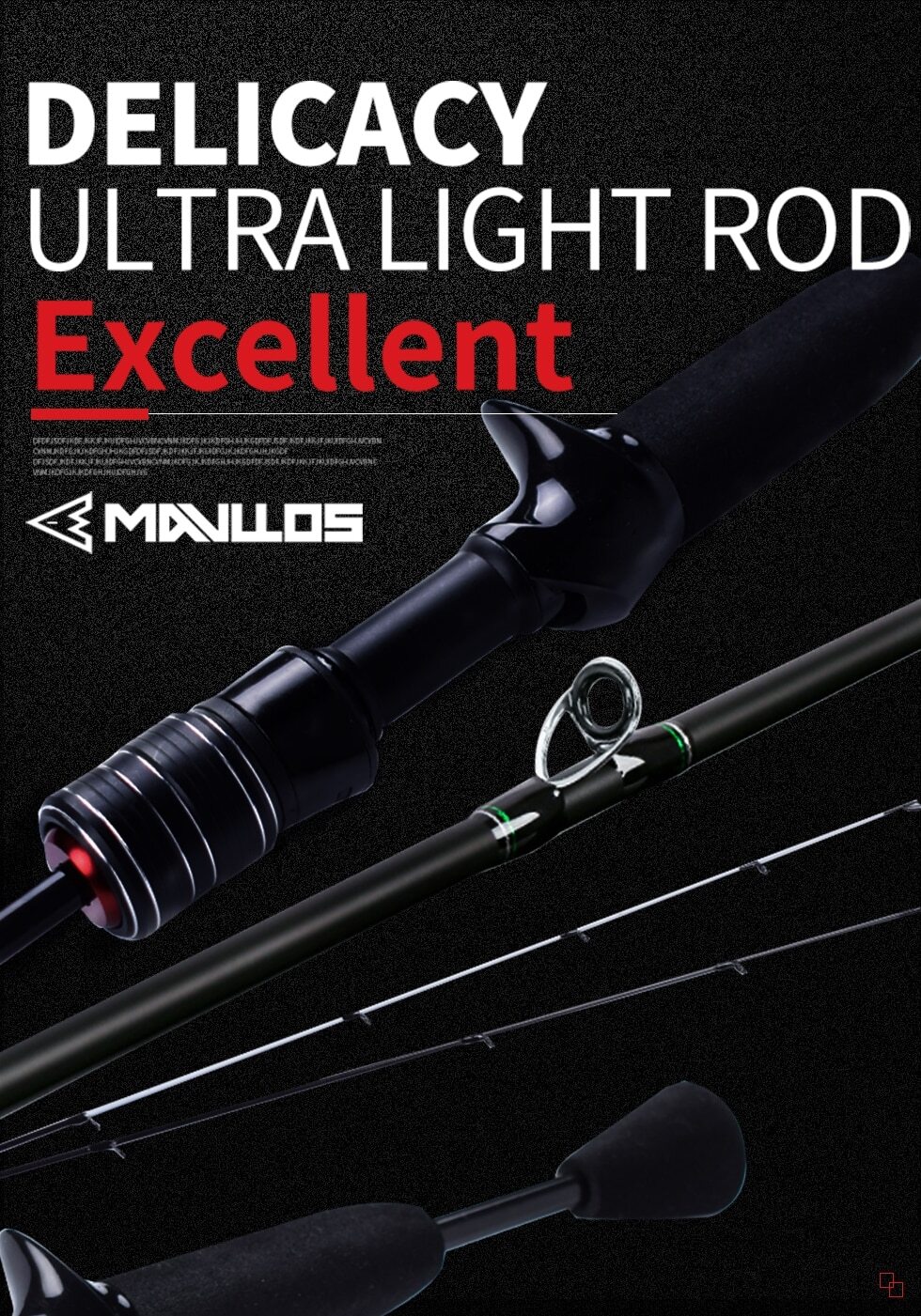 1.8M Carbon Fiber Fishing Rod Spinning Casting Poles Fast Travel Lure Rod 2 Tips