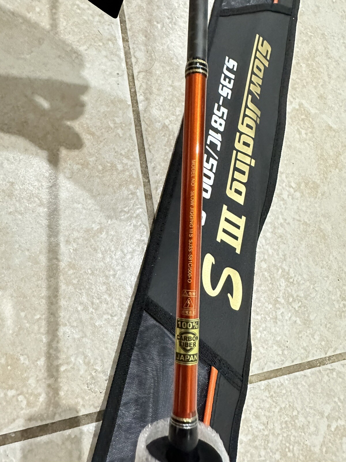 TOKAYO HEARTY RISE SLOW JIGGING ROD III S. POWER 2. 500Gr. Conventional Rod.RARE
