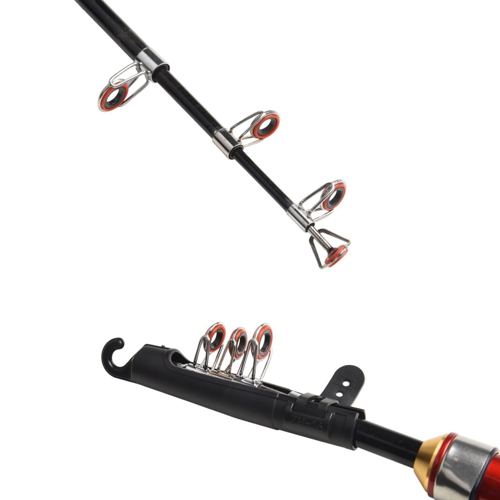 New Material for ultra short Telescopic Fishing Rod for Outdoor Activities