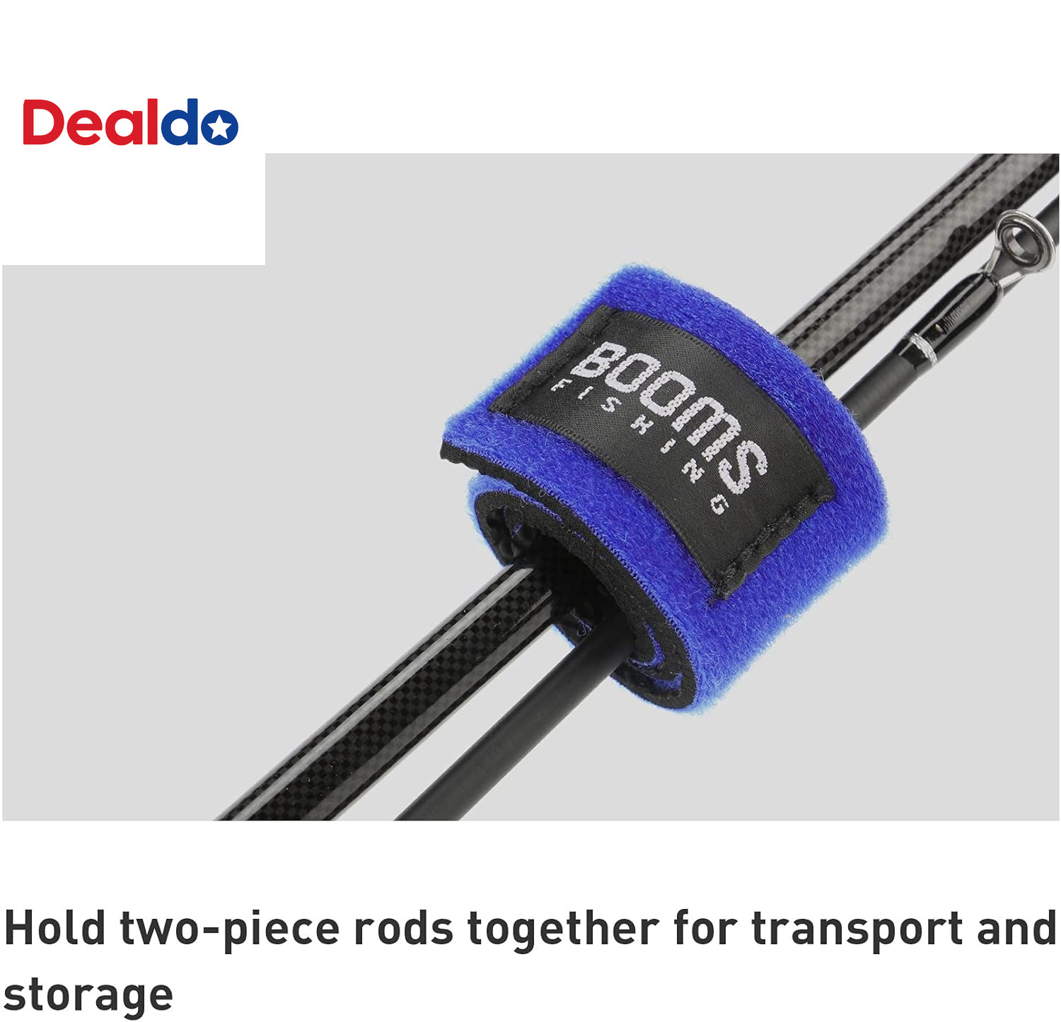 RS3 Fishing Rod Wrap Pole Straps， Hook & Loop Fishing Rod Belts, Fishing Rod Tie