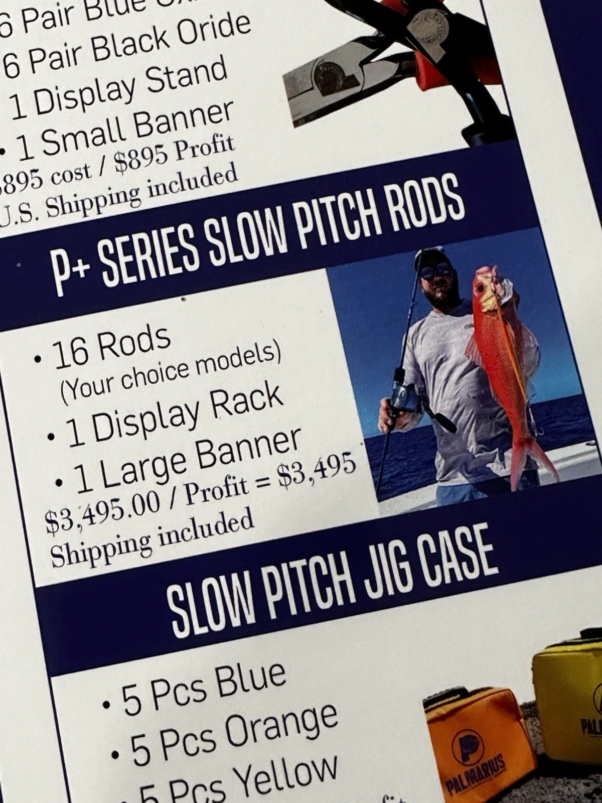 2025 Palmarius P Series Gen 2 Slow Pitch Jigging Rods