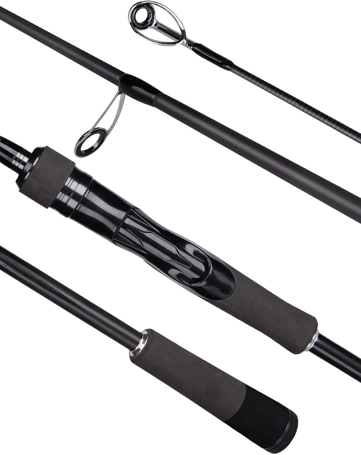 Carbon Fiber Fishing Rod Series 6-12 Ft, Spinning & Casting Rods with Stainle…