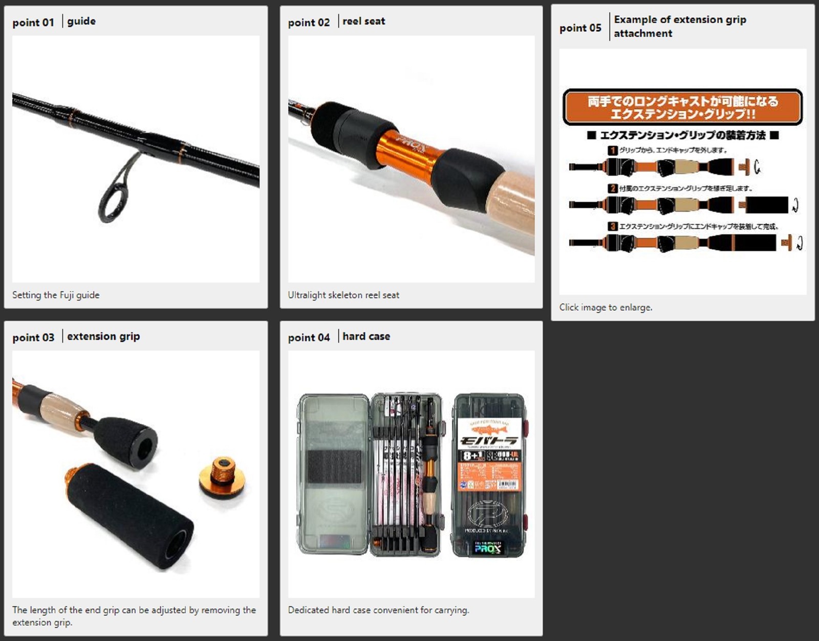 Prox Rod Spinning MOBTS608UL 1.88mm Mobatra 9 Piece Rod (6229)