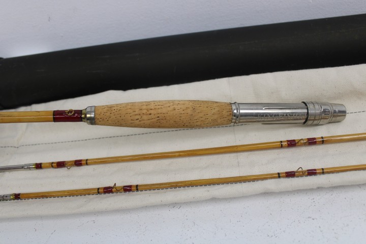 Kingfisher Fly Fishing Fly Rod 4 Piece Vintage 9’0″ Brown