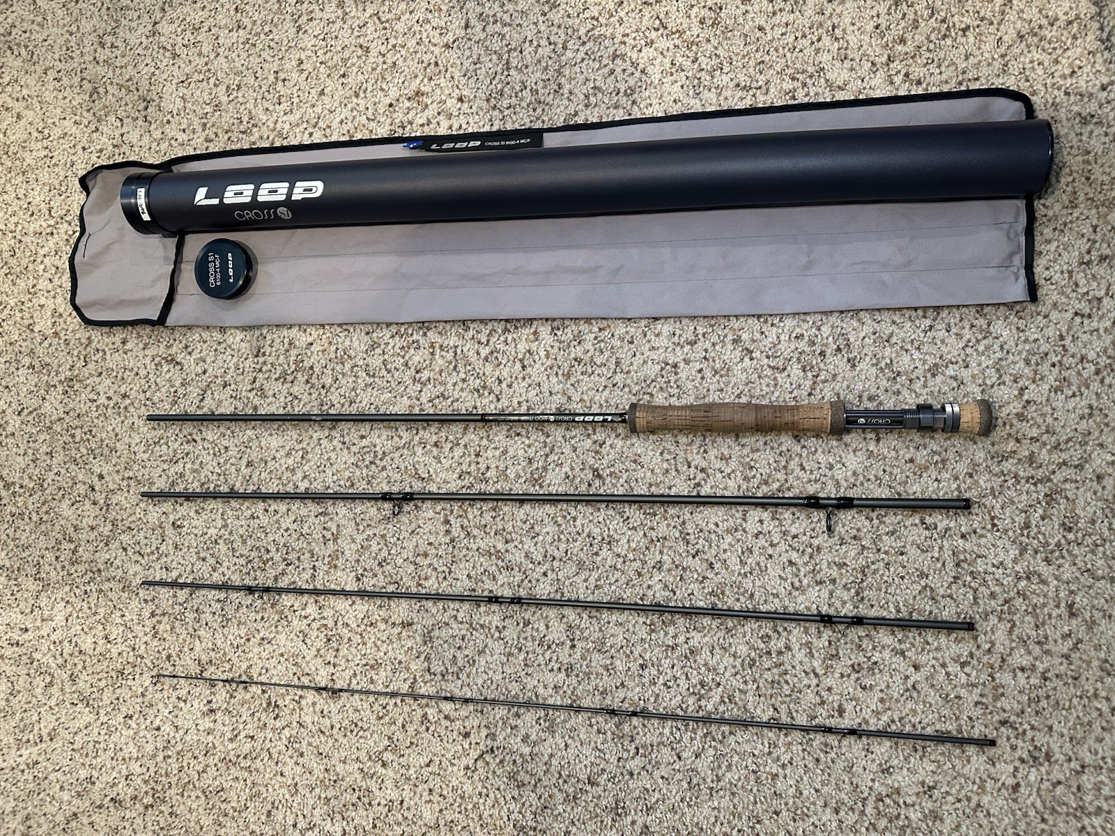 Loop 6100-4 Cross S1 Fly Rod 6wt 10’