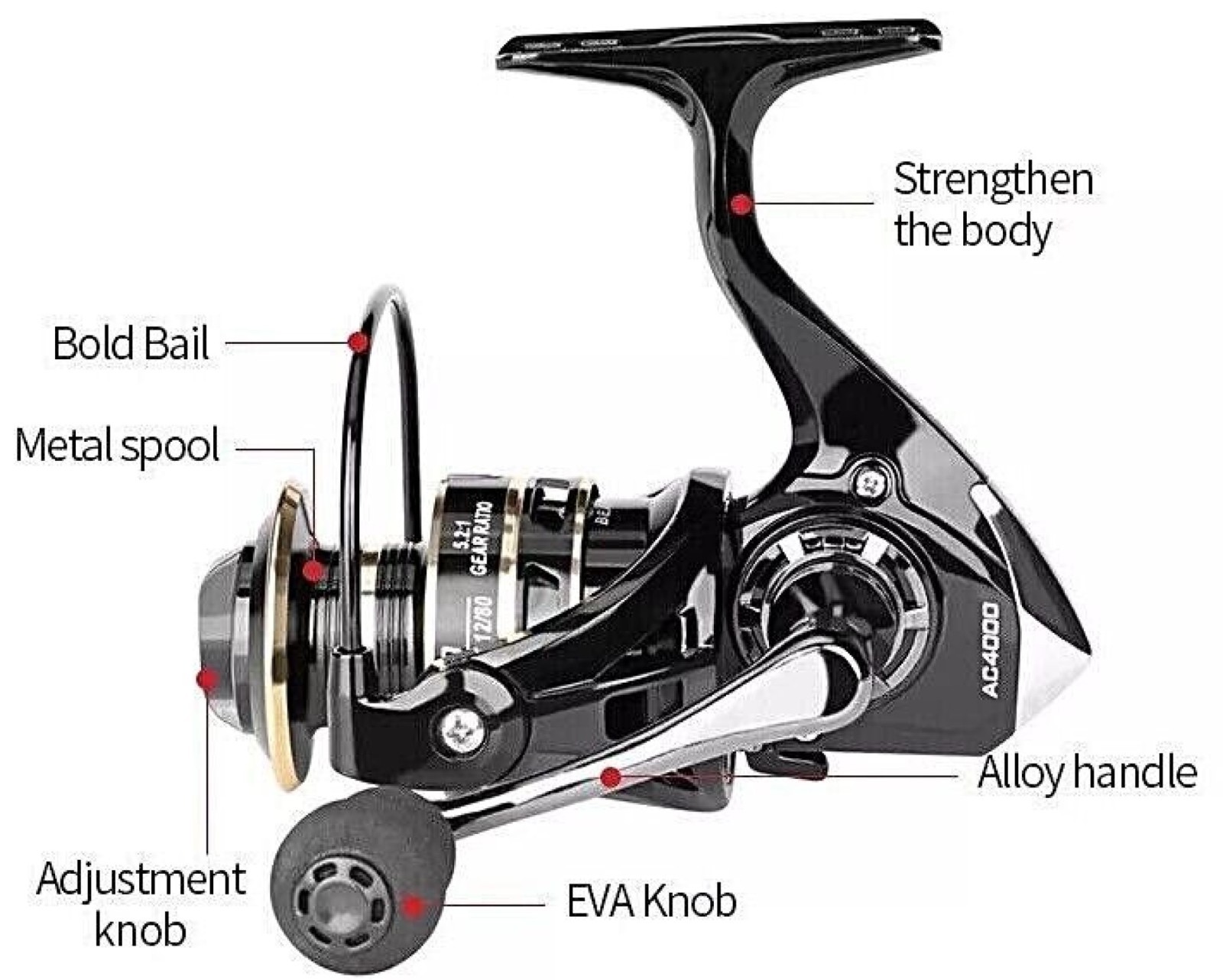 Fishing Spinning Rod Reel Carbon Portable Medium Heavy Fast Lightweight 7f 8f 9f