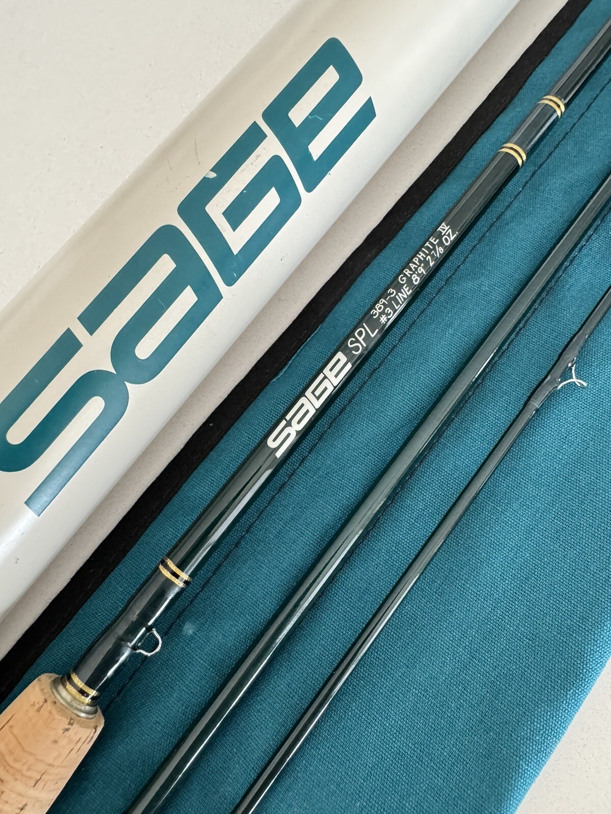 **BEAUTIFUL** 🔥~RARE~ SAGE SPL 3wt 8’9”in~3pc FlyRod!! ~LQQK~ 🔥