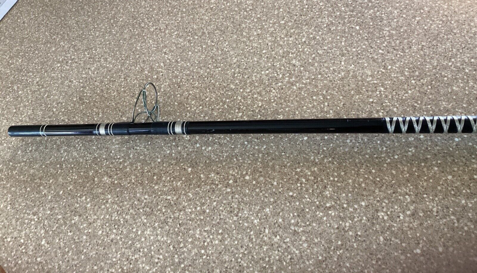 Vintage MASTER Black Series Fiberglass MODEL 5210 Spinning Rod 2 pcs. & 9 foot