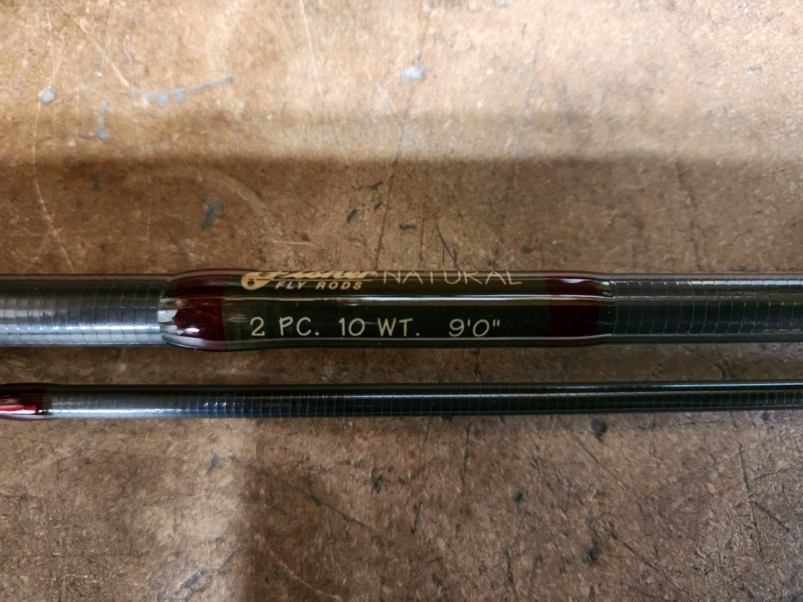 9 FT FISHER Natural FLY ROD 2 pc 10 WT