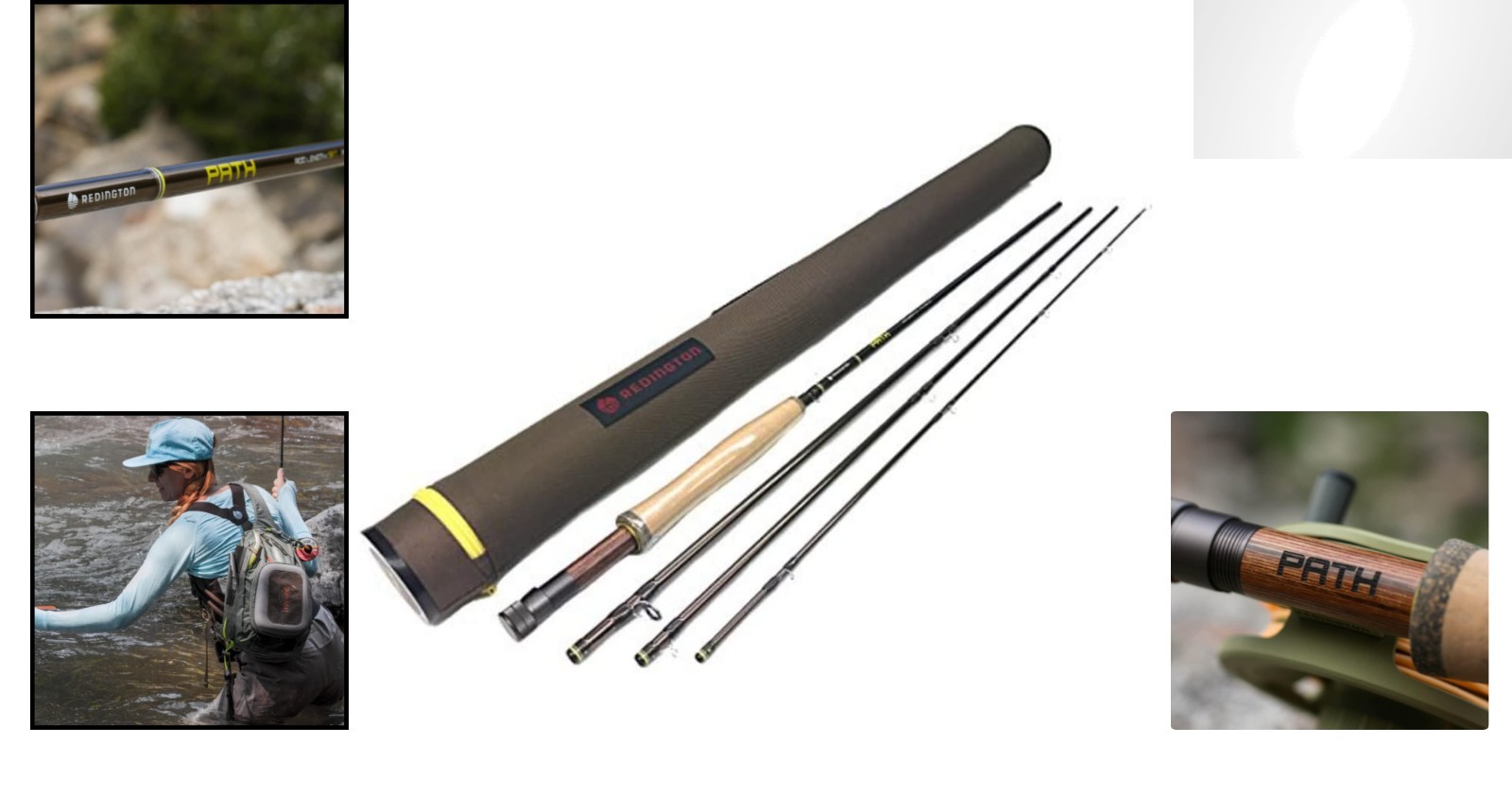 Lightweight 9’0″ Medium Fast Graphite Fly Rod – Easy Assemble with Case