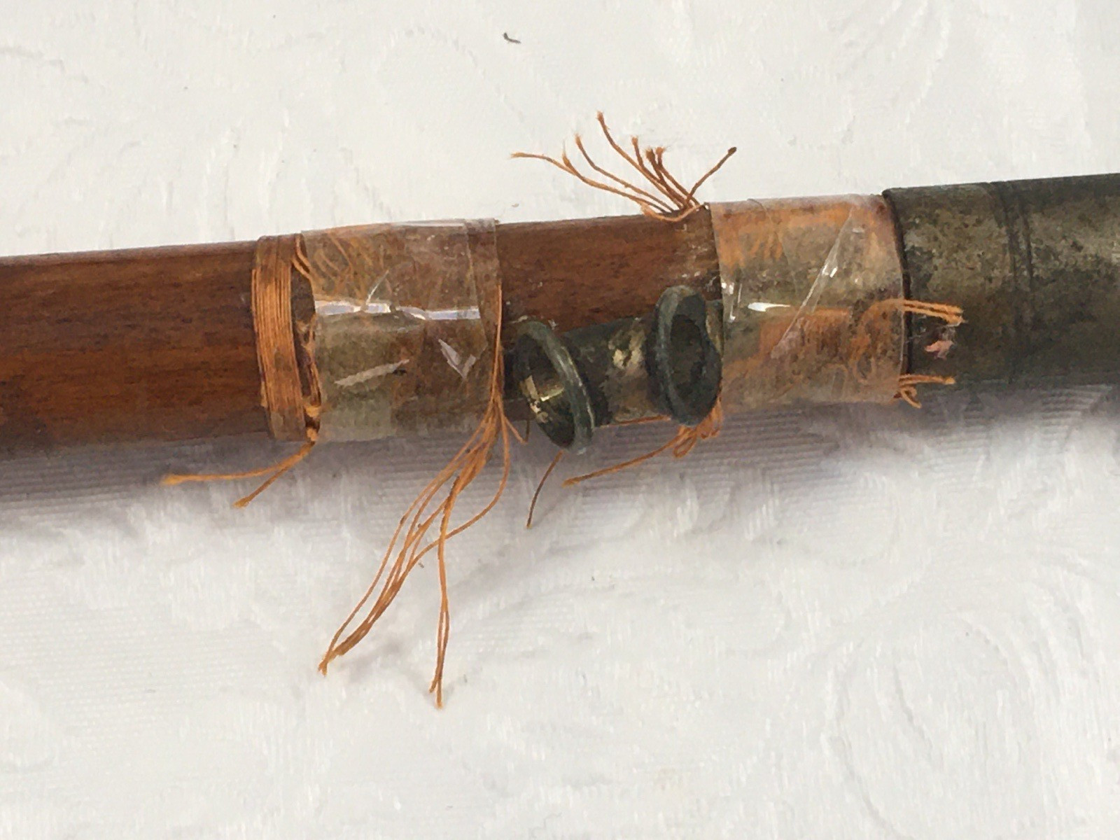Wood Fishing & Trolling Rod 5ft 10″ 2 Piece Wood Vintage